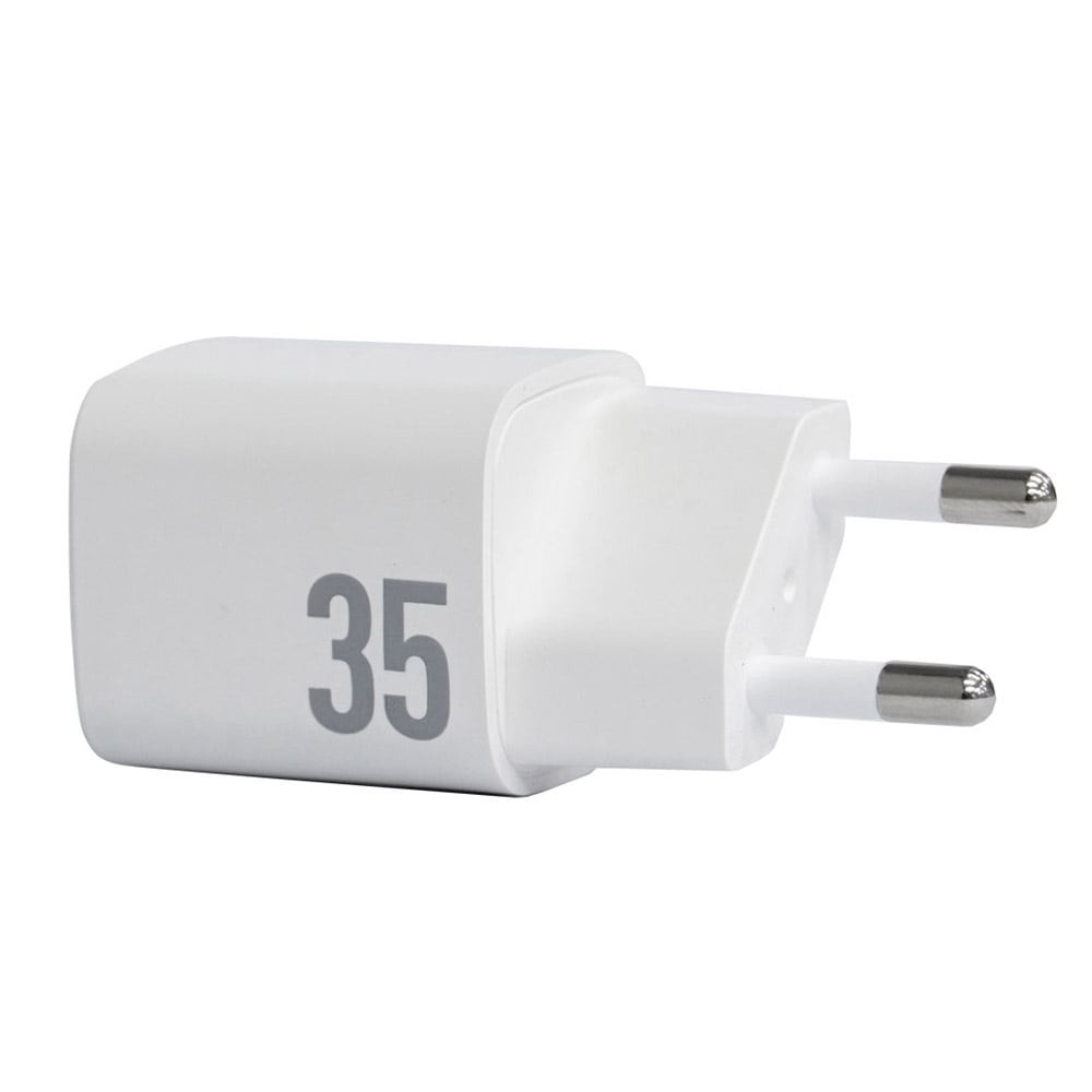อะแดปเตอร์ ENERGEA Wall USB Charger 1 USB-A (QA3.0A) / 1 USB-C (PD35W) (US) GaN White (TISI)