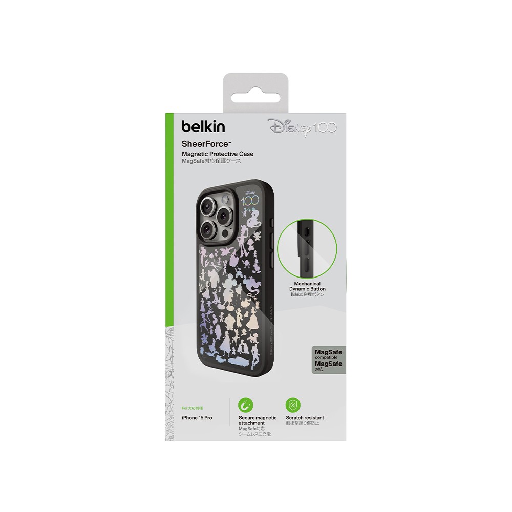 Belkin x Disney iPhone 15 Pro Mickey Mouse Black