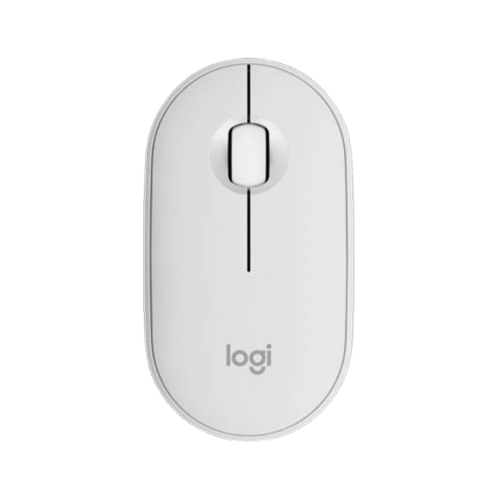 เมาส์ไร้สาย Logitech Mouse M350S White