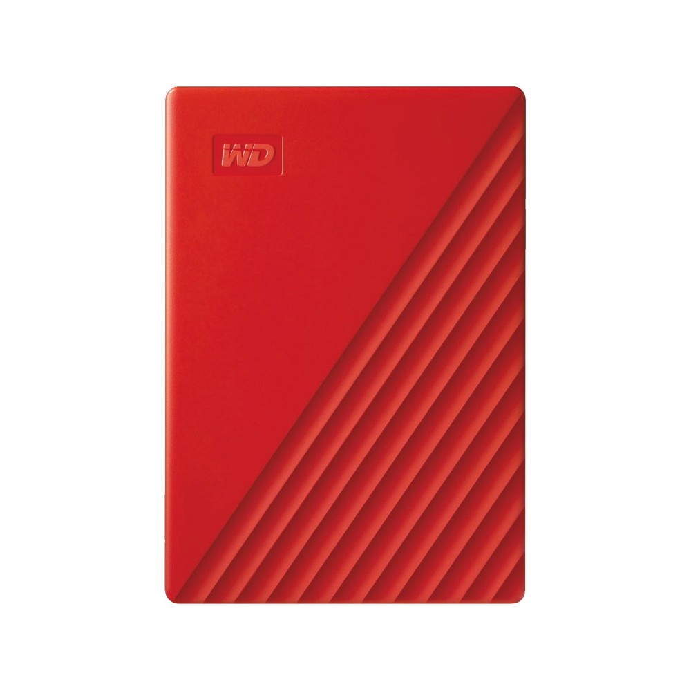 ฮาร์ดดิสก์ WD HDD Ext 1TB My Passport 2019 USB 3.0 Red