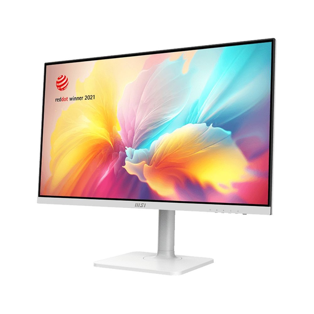 จอมอนิเตอร์ MSI Modern MD272QXPW (IPS 2K 100Hz USB-C 65W Speaker) White