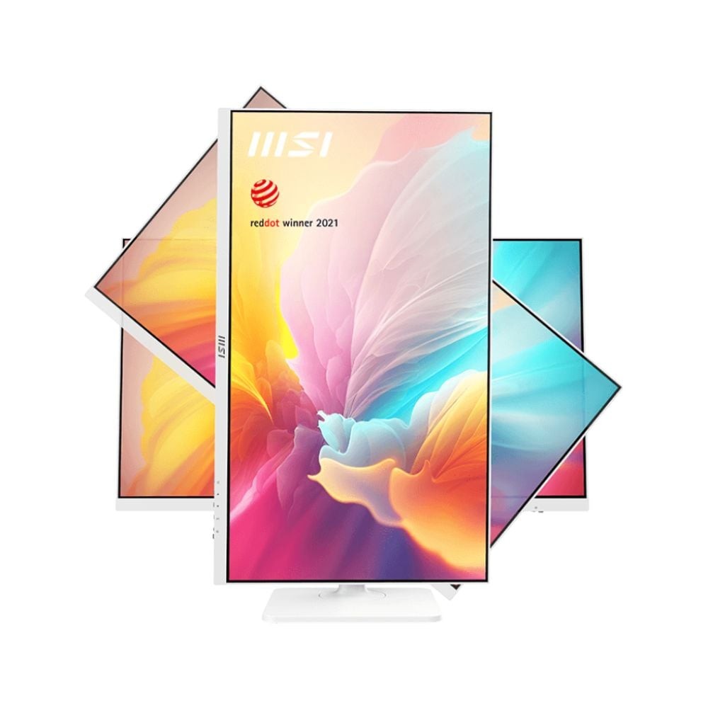 จอมอนิเตอร์ MSI Modern MD272QXPW (IPS 2K 100Hz USB-C 65W Speaker) White