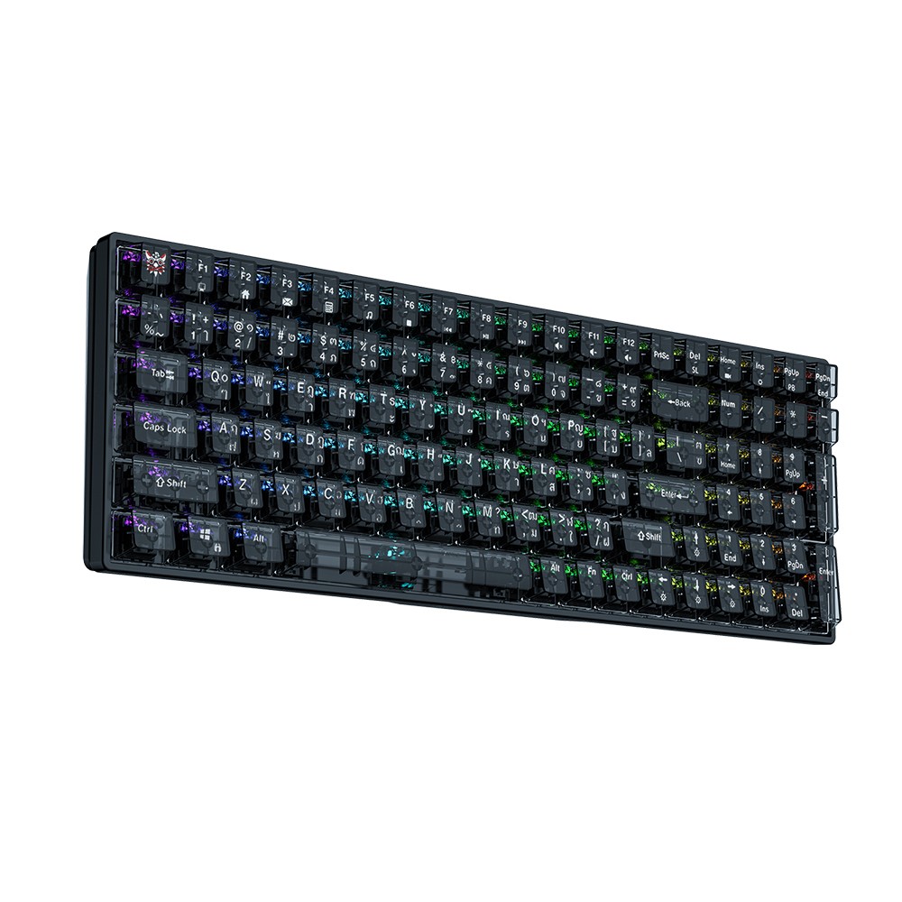 คีย์บอร์ดเกมมิ่ง Onikuma Hikari G39 RGB Black - Red Switch