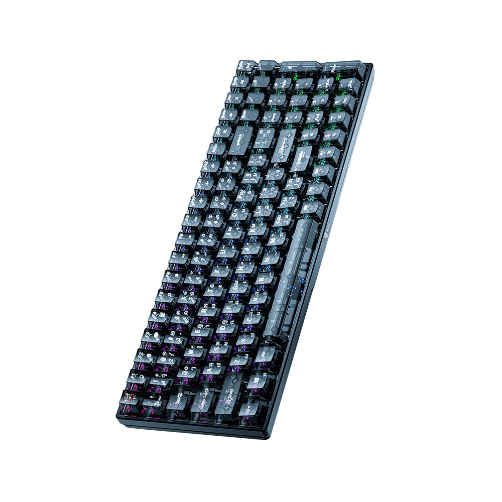 คีย์บอร์ดเกมมิ่ง Onikuma Hikari G39 RGB Black - Red Switch