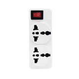 ปลั๊กไฟ Data Universal Adapter 2 Way 1 Switch  DP2