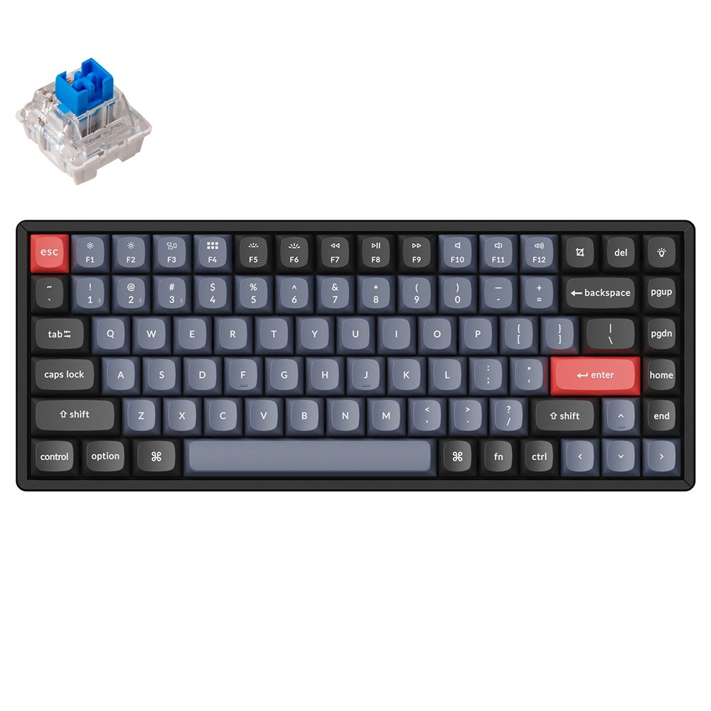 คีย์บอร์ดเกมมิ่ง Keychron K2 Pro Mechanical (QMK/VIA) - Blue Switch (Eng/Th)