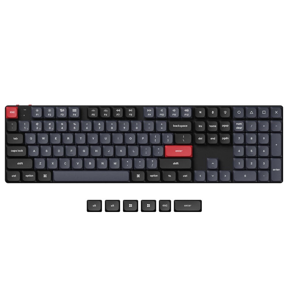 คีย์บอร์ดเกมมิ่ง Keychron K5 Pro Mechanical (QMK/VIA) - Red Switch (Eng/Th)