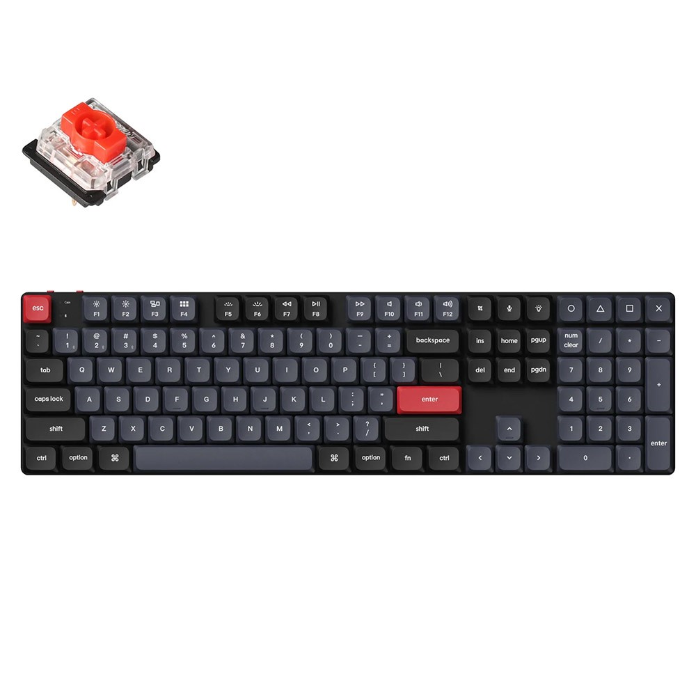 คีย์บอร์ดเกมมิ่ง Keychron K5 Pro Mechanical (QMK/VIA) - Red Switch (Eng/Th)