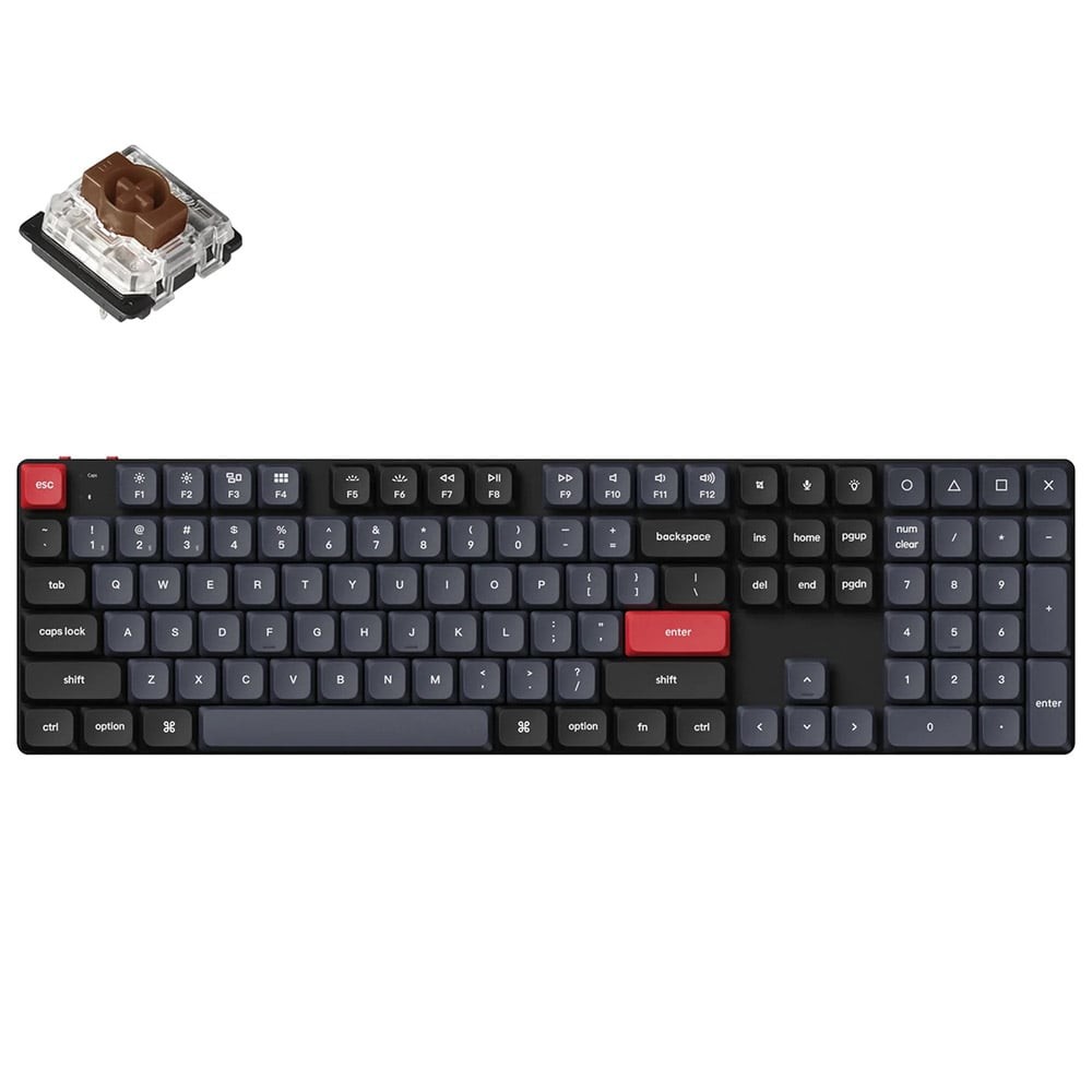 คีย์บอร์ดเกมมิ่ง Keychron K5 Pro Mechanical (QMK/VIA) - Brown Switch (Eng/Th)