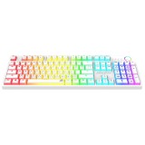 คีย์บอร์ดเกมมิ่ง Signo Mechanical White MEZZON (KB-752) - Blue Switch (Eng/Th)