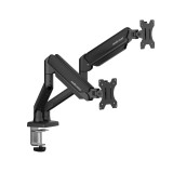 แขนจับจอมอนิเตอร์ ANDA SEAT Dual Monitor Arm Stealth (AD-W-A6L-2T-B) Black