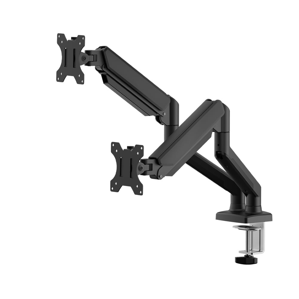 แขนจับจอมอนิเตอร์ ANDA SEAT Dual Monitor Arm Stealth (AD-W-A6L-2T-B) Black