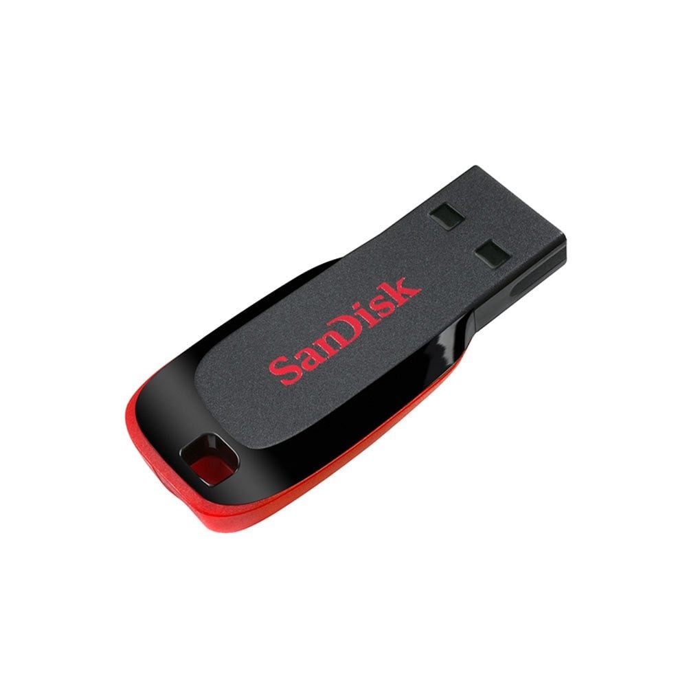 แฟลชไดร์ฟ SanDisk USB DriveCruzer Blade 128GB Black (SDCZ50-128G-B35)