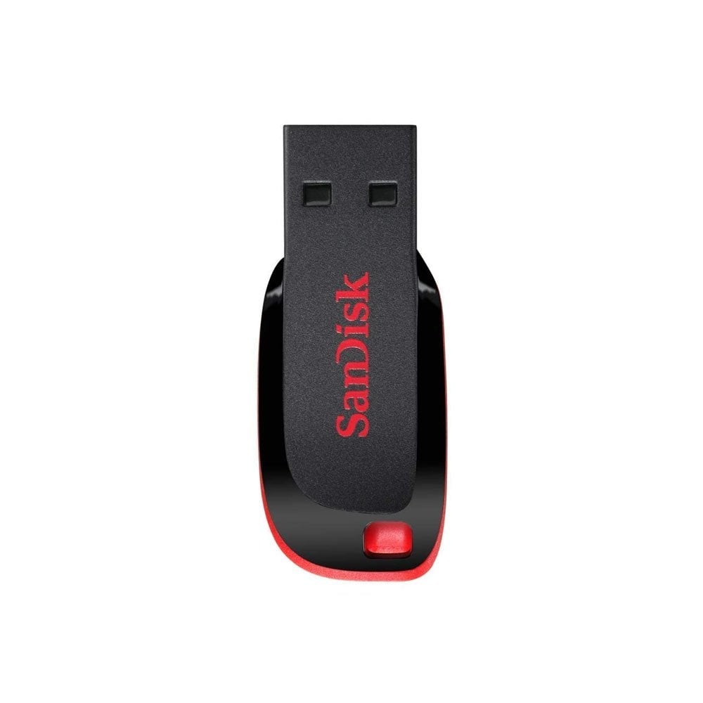 แฟลชไดร์ฟ SanDisk USB DriveCruzer Blade 128GB Black (SDCZ50-128G-B35)