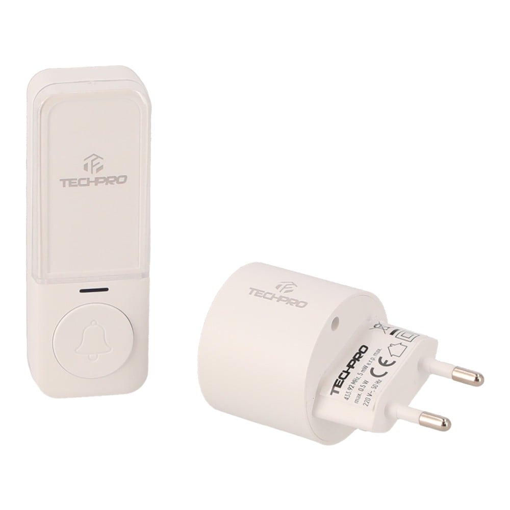 กริ่งไร้สาย TECHPRO Wireless DoorBell BF880 White