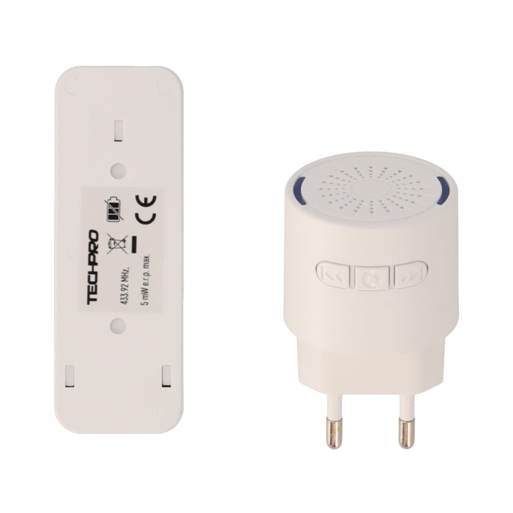 กริ่งไร้สาย TECHPRO Wireless DoorBell BF880 White