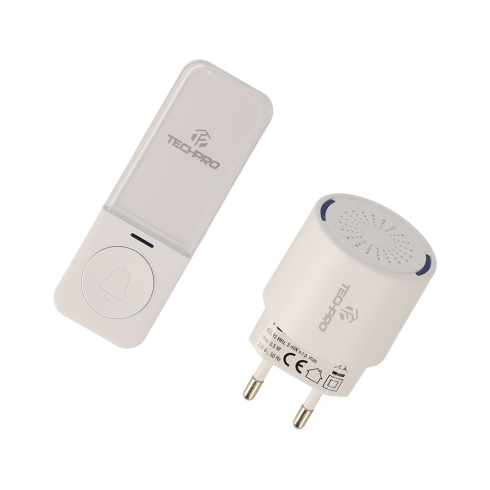 กริ่งไร้สาย TECHPRO Wireless DoorBell BF880 White