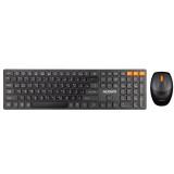 เมาส์และคีย์บอร์ดไร้สาย NUBWO Wireless Combo Set NKM631 Black (TH/EN)