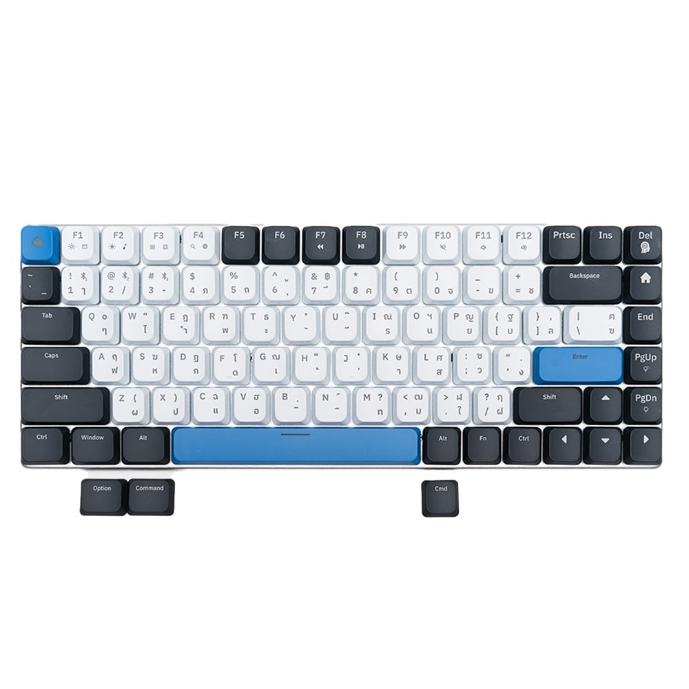 คีย์บอร์ดเกมมิ่ง Gconic A75 MKII Ultra Slim Mechanical Low profile Red Switch (Eng/Th)