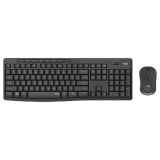 เมาส์และคีย์บอร์ด  Logitech Wireless Mouse + Keyboard Silent MK295 Graphite (TH/EN)