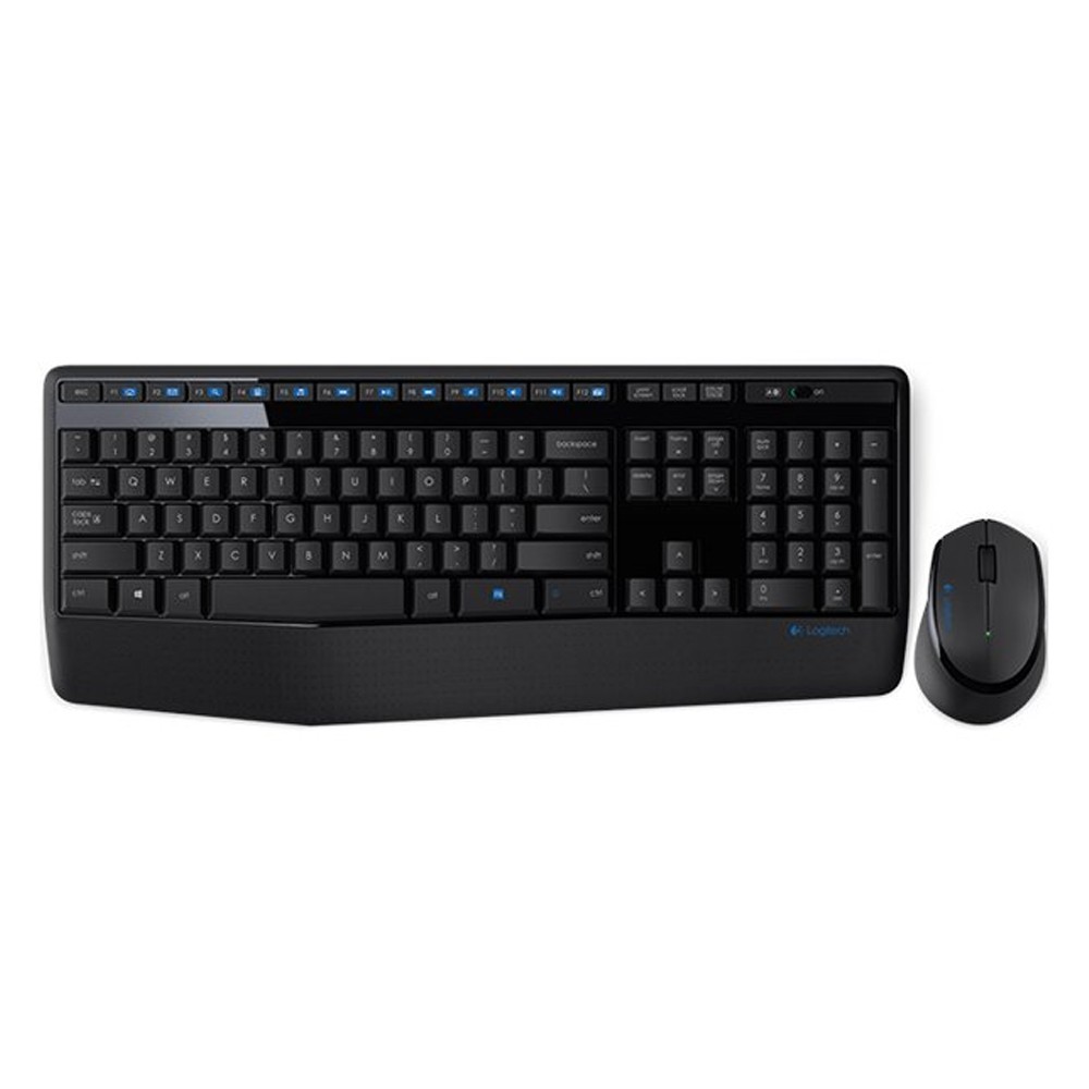 เมาส์และคีย์บอร์ด Logitech Wireless Mouse + Keyboard MK345 (TH/EN)