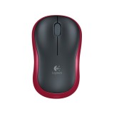 เมาส์ไร้สาย Logitech Wireless Mouse M185 Red