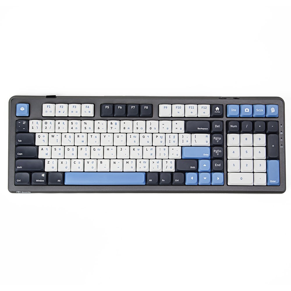 คีย์บอร์ดเกมมิ่ง Gconic A98 Ultra Slim Mechanical Gateron Low profile 2.0 Red Switch (Eng/Th)