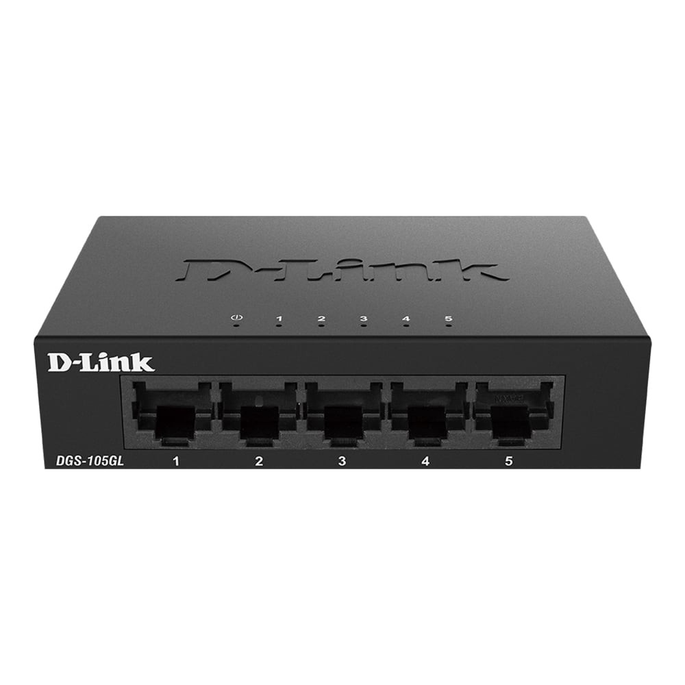 สวิตซ์ฮับ D-Link Network DGS-105GL Gigabit Switch 5 Port