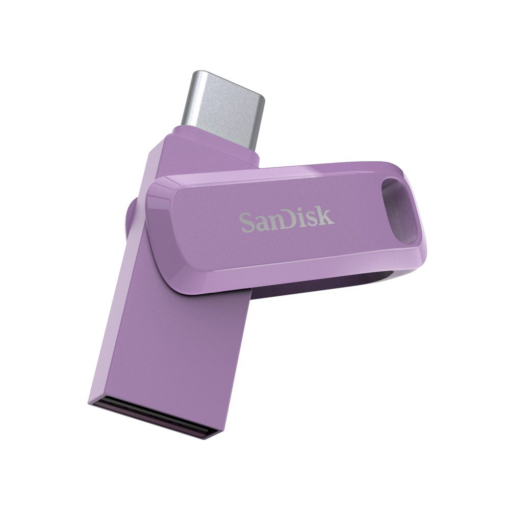 แฟลชไดร์ฟ SanDisk Ultra Dual Drive Go USB Type-C 128GB Lavender Purple (SDDDC3-128G-G46L)