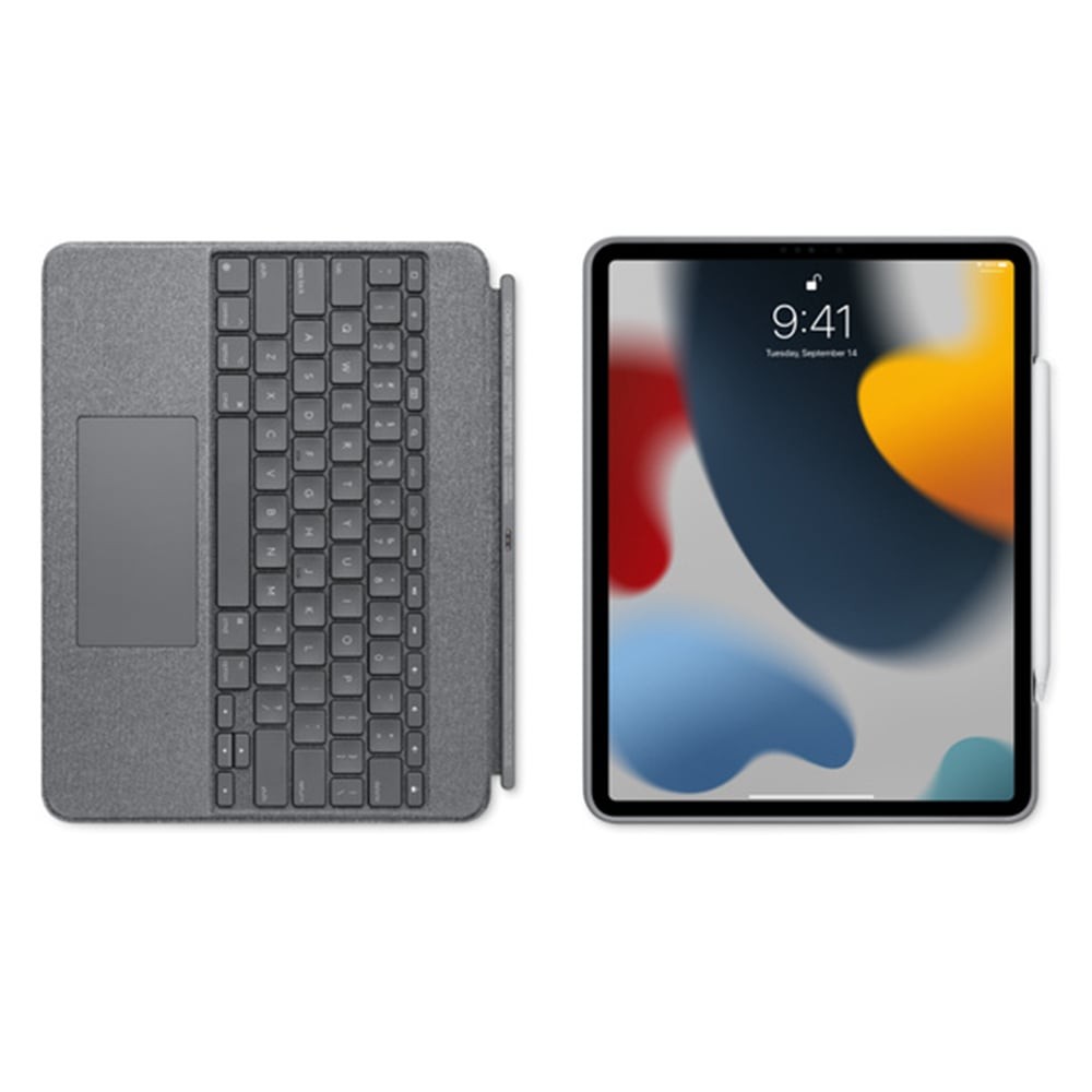 เคส Logitech iPad Pro 12.9" (2022) Combo Touch Grey