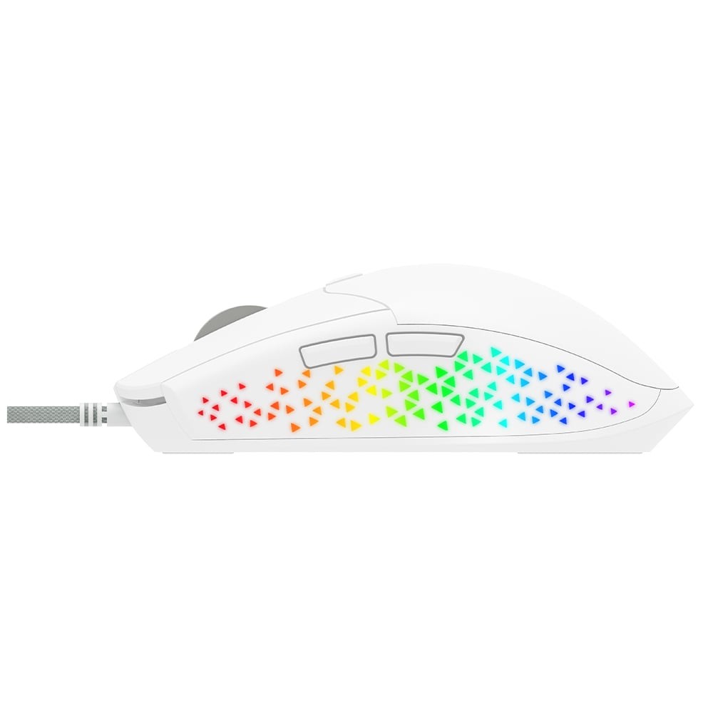 เมาส์เกมมิ่ง Signo Pro-Series RGB Capter GM-906W White