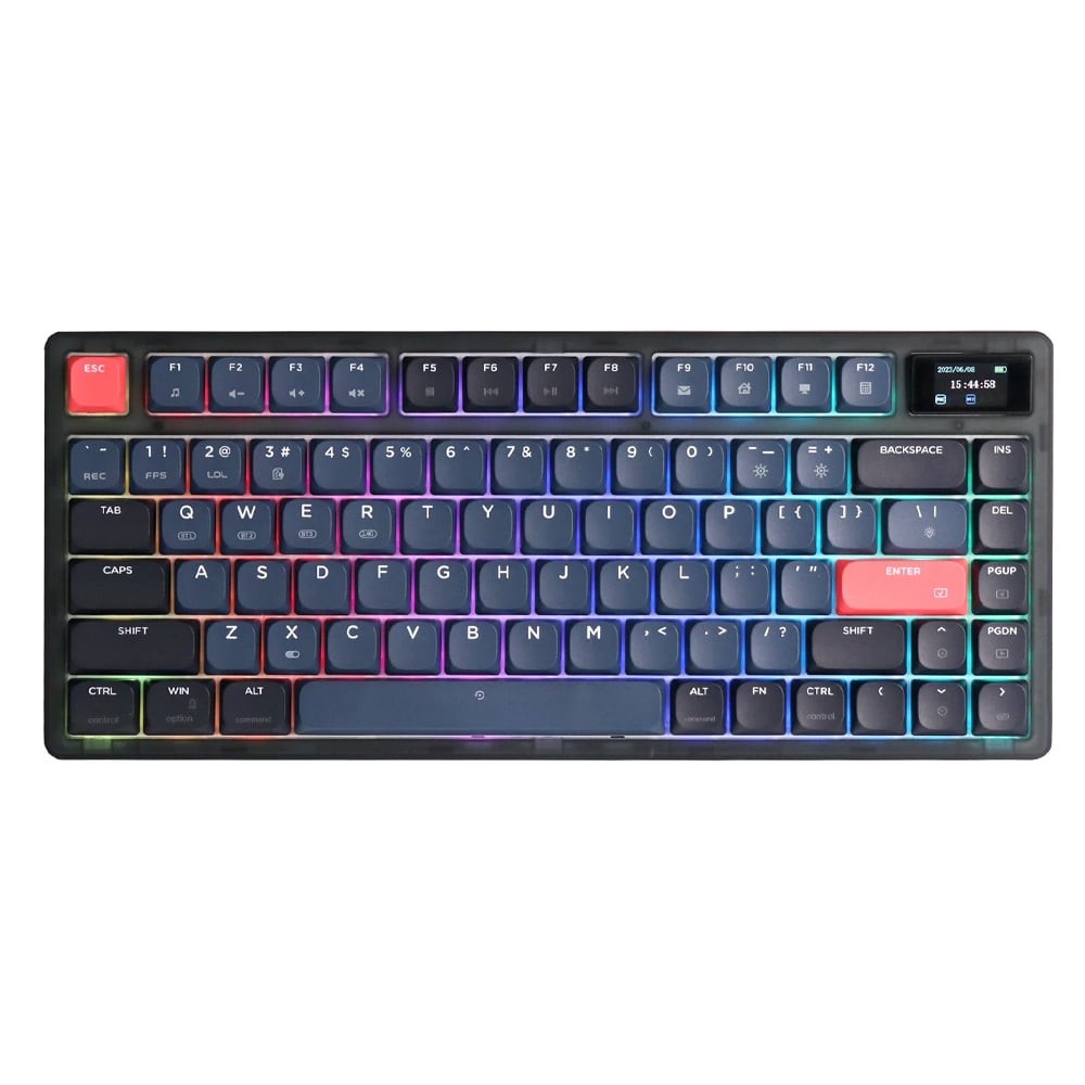 คีย์บอร์ดเกมมิ่ง Ajazz AK832 Pro Black Mechanical Red Switch (Eng/TH)