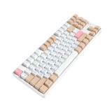 คีย์บอร์ดเกมมิ่ง Ajazz AK871 White Tea Mechanical Red Switch (Eng/TH)