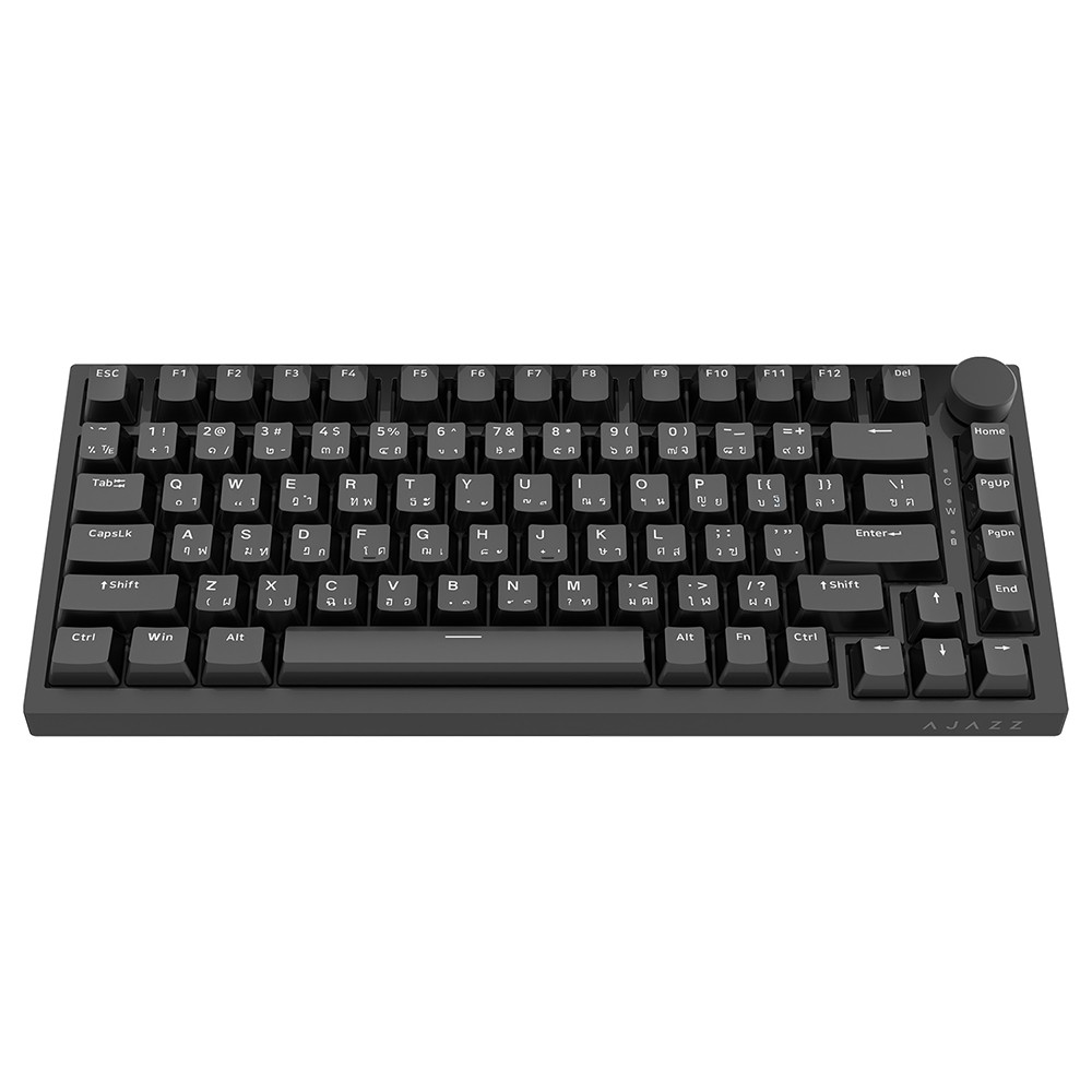 คีย์บอร์ดเกมมิ่ง Ajazz AK820 Minimal Black Mechanical Red Switch (Eng/TH)