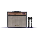 ลำโพงบลูทูธ Sherman Amplifier + Wireless Mic APS-105 Black
