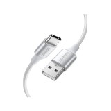 สายชาร์จ Ugreen USB-A to USB-C Cable Nylon 2M. White (60133)