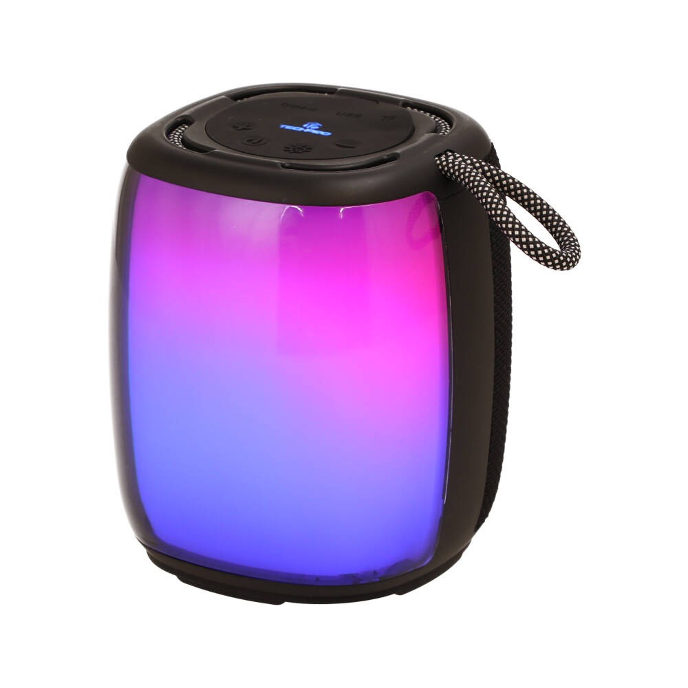 ลำโพงบลูทูธ TECHPRO Cystal RGB Rainbow