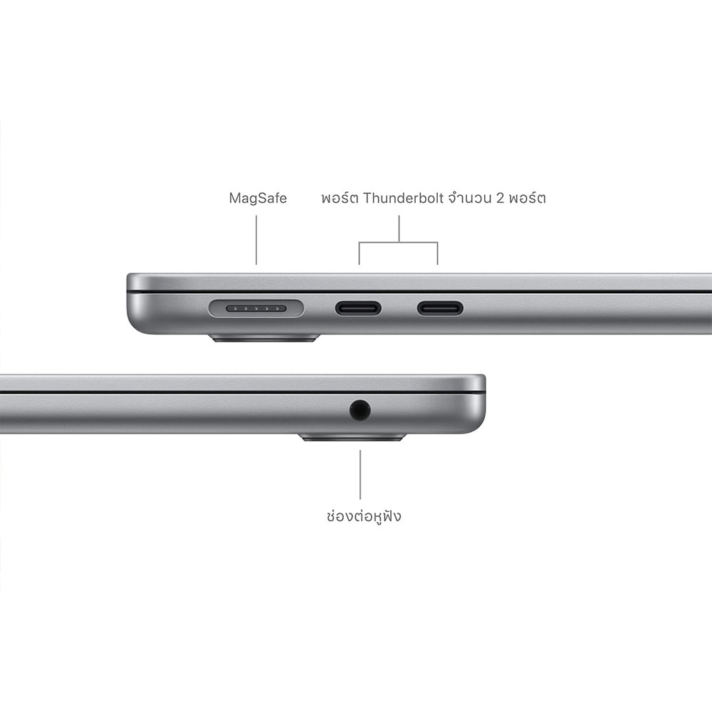 MacBook Air 13 : M3 chip 8C CPU/8C GPU/8GB/256GB - Space Gray (2024)