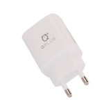 อะแดปเตอร์ QPLUS Wall Charger 1 USB-A (QC3.0) / 1 USB-C (PD20W) White