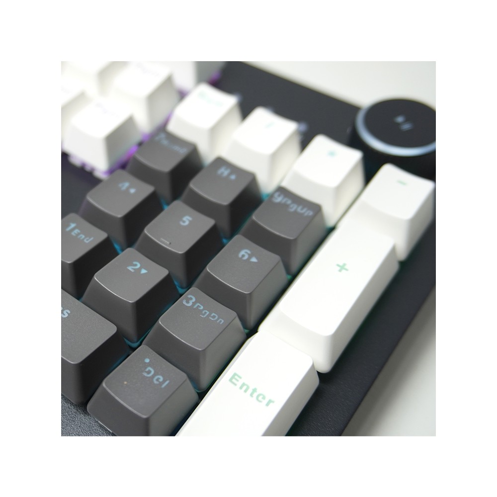 คีย์บอร์ดเกมมิ่ง Fantech Keyboard Mechanical MK891 Gray Red Switch
