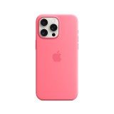 Apple iPhone 15 Pro Silicone Case with MagSafe - Pink