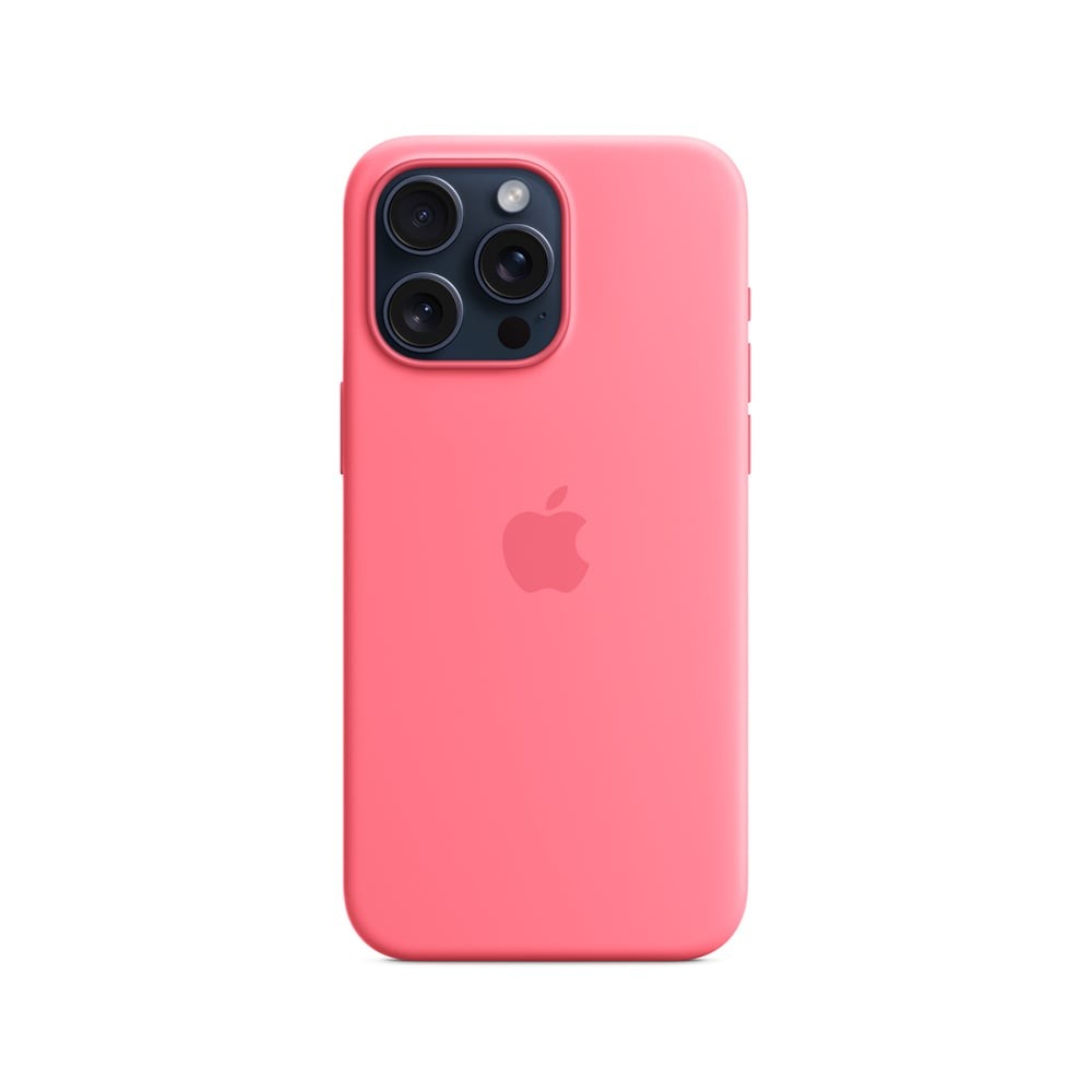 Apple iPhone 15 Pro Max Silicone Case with MagSafe - Pink