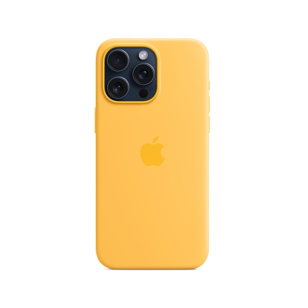 Apple iPhone 15 Pro Max Silicone Case with MagSafe - Sunshine