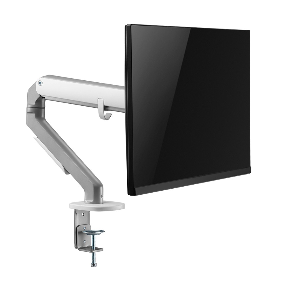 แขนจับจอมอนิเตอร์ Liv Simple Single Monitor Arm Matte Silver