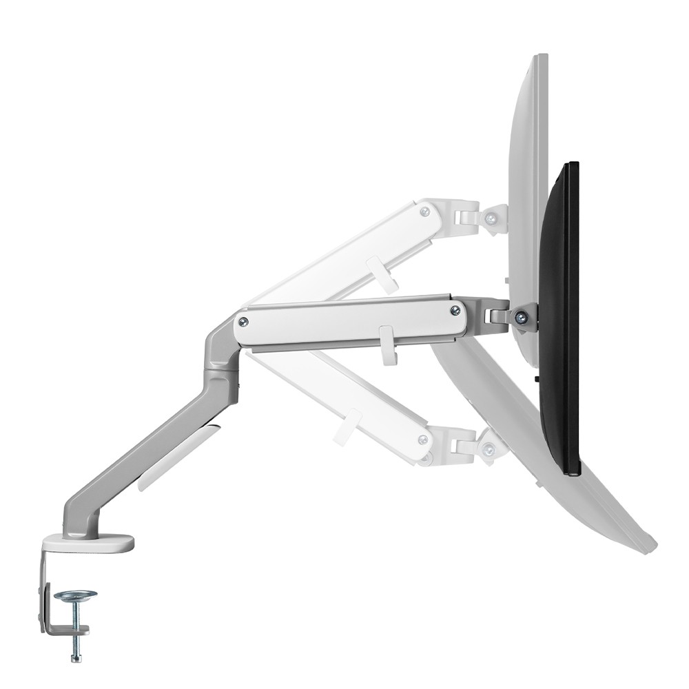 แขนจับจอมอนิเตอร์ Liv Simple Single Monitor Arm Matte Silver