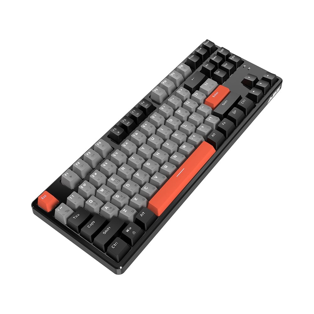 คีย์บอร์ดเกมมิ่ง Ajazz AK871 California Sunset Mechanical Red Switch (Eng/TH)