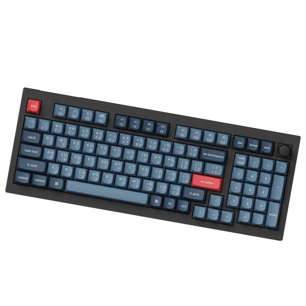 คีย์บอร์ดเกมมิ่ง Keychron V5 Max Mechanical (QMK/VIA) - Brown Switch (Eng/Th)