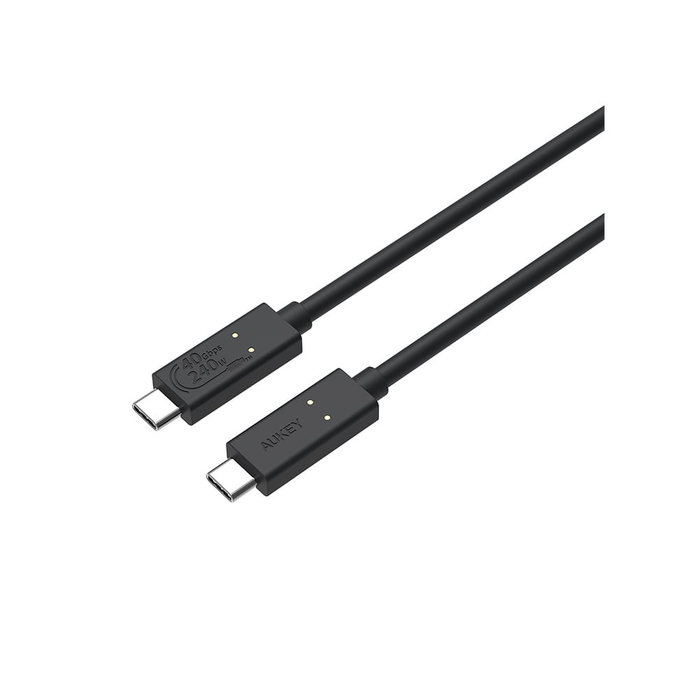สายชาร์จ AUKEY USB-C to USB-C Cable 240W Hyper Link 0.8M Black (CB-TCC241)