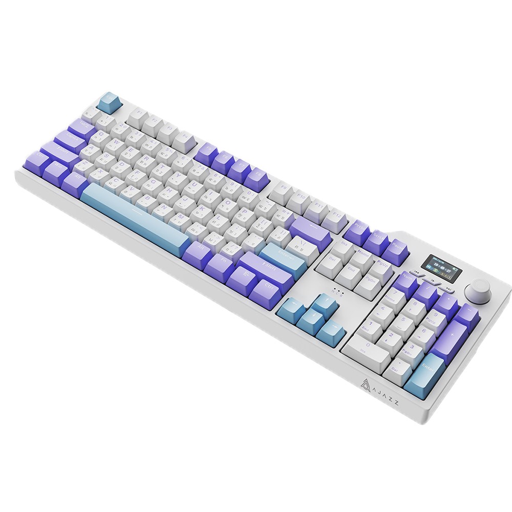 คีย์บอร์ดเกมมิ่ง Ajazz AK35i V2 Mountain Mist Mechanical Keyboard Sea Salt Switch