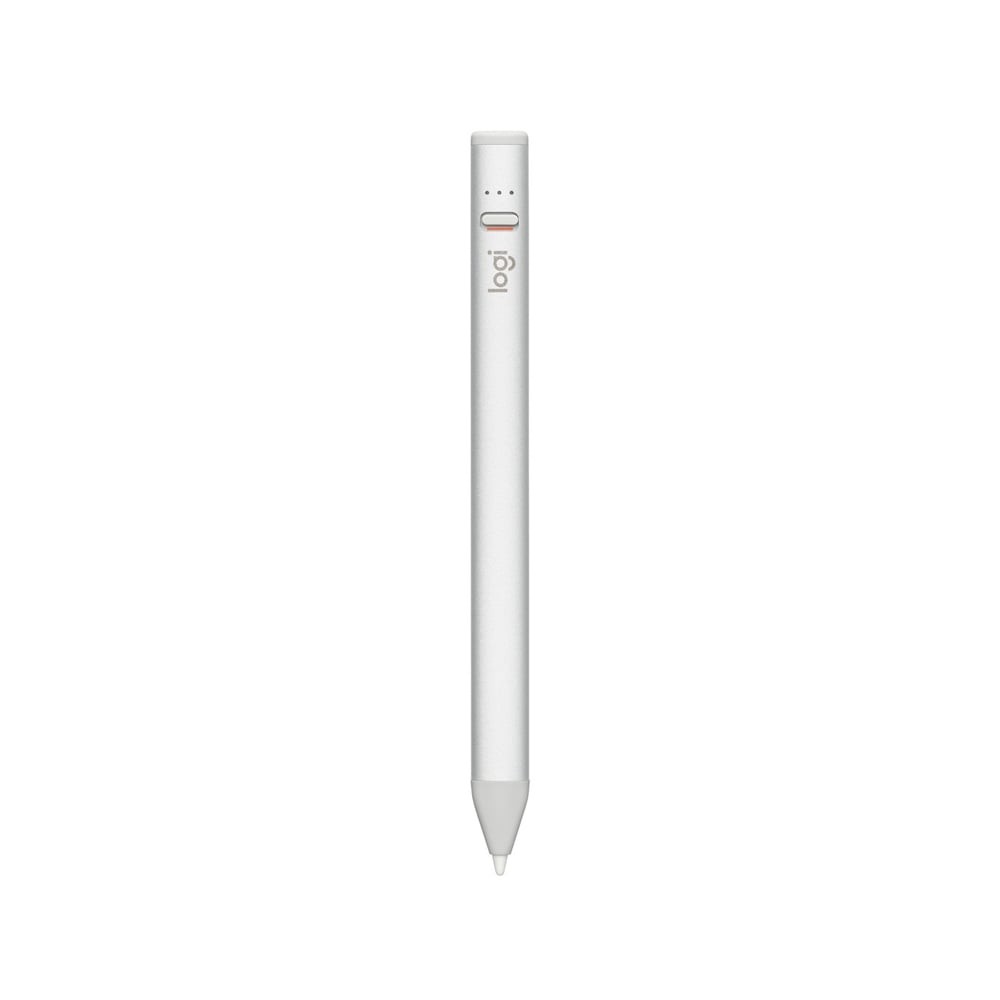 ปากกาดิจิทัล Logitech Stylus Pen Crayon (USB-C) Silver